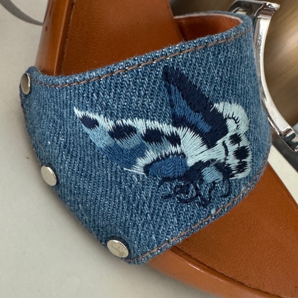 Dior Women's Sandals in Orange and Blue - Picture 10 of 16